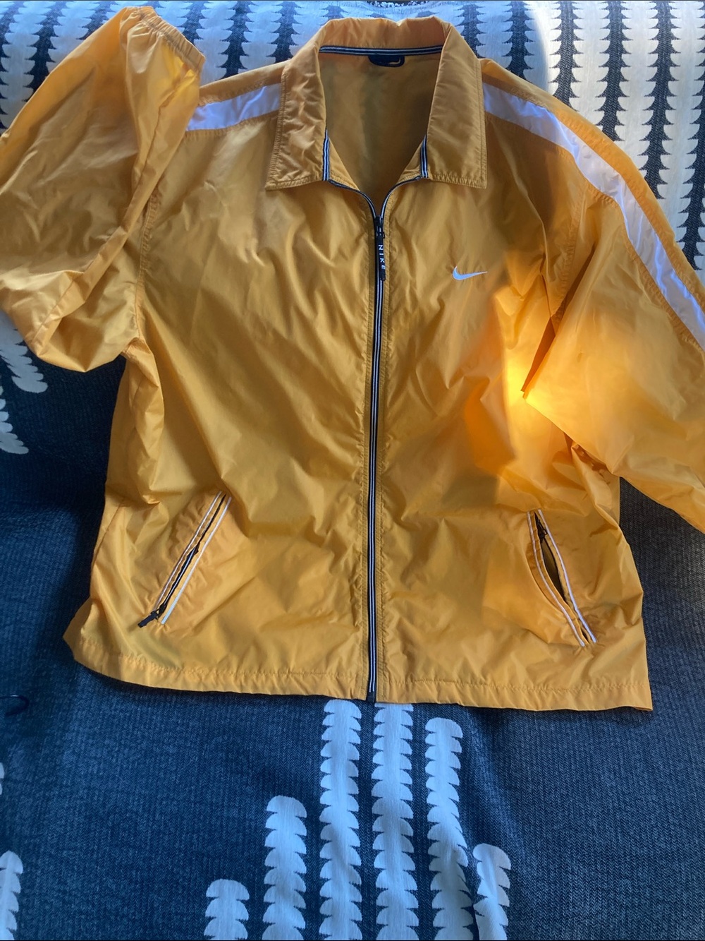 Vintage Nike Full Zip Windbreaker Jacket 90’s Retro Y2K Men’s Size 3XL